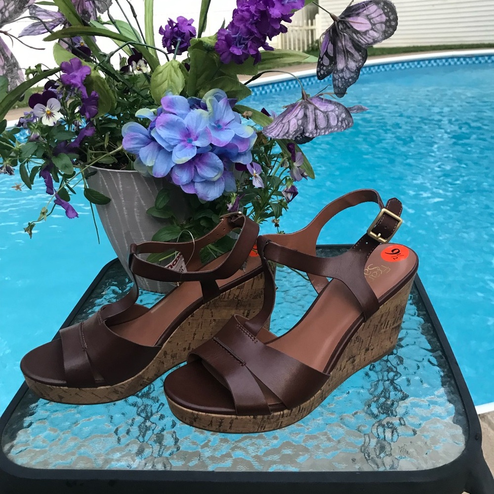 Women’s Franco Sarto Strappy Wedge Sandals